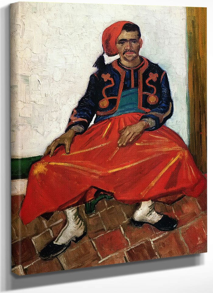 The Seated Zouave By Vincent Van Gogh Fine Art Print