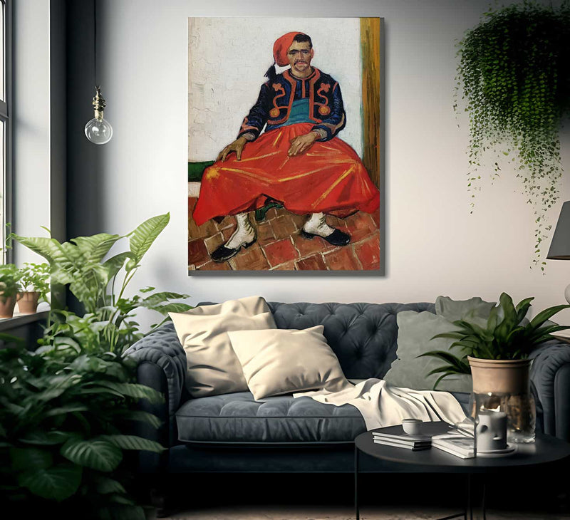 The Seated Zouave By Vincent Van Gogh Fine Art Print