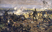 The Second Battle Of Ypres Painting Richard Jack Canvas Art Fine Art Print