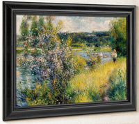 The Seine At Chatou By Pierre August Renoir Fine Art Print