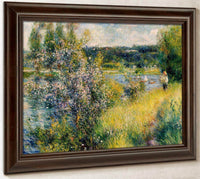 The Seine At Chatou By Pierre August Renoir Fine Art Print