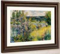 The Seine At Chatou By Pierre August Renoir Fine Art Print