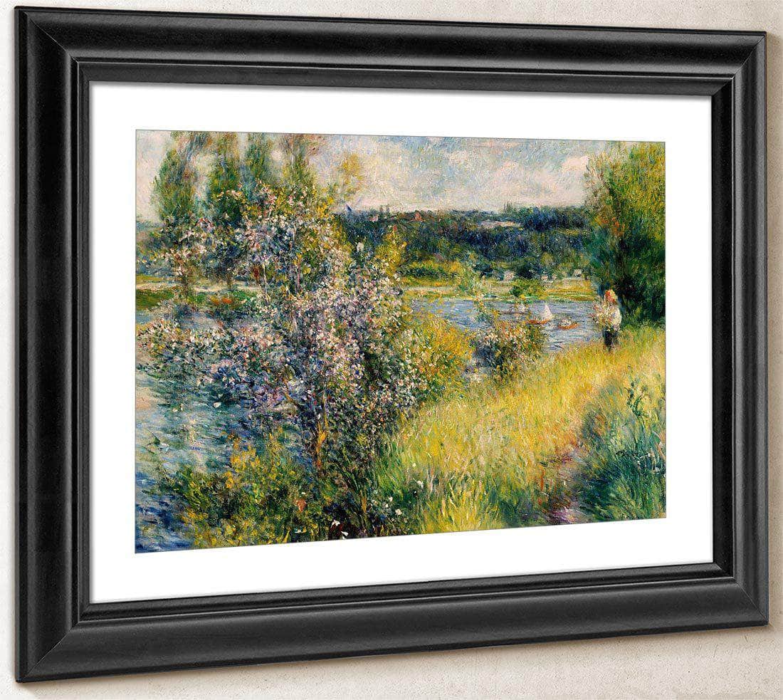 The Seine At Chatou By Pierre August Renoir Fine Art Print