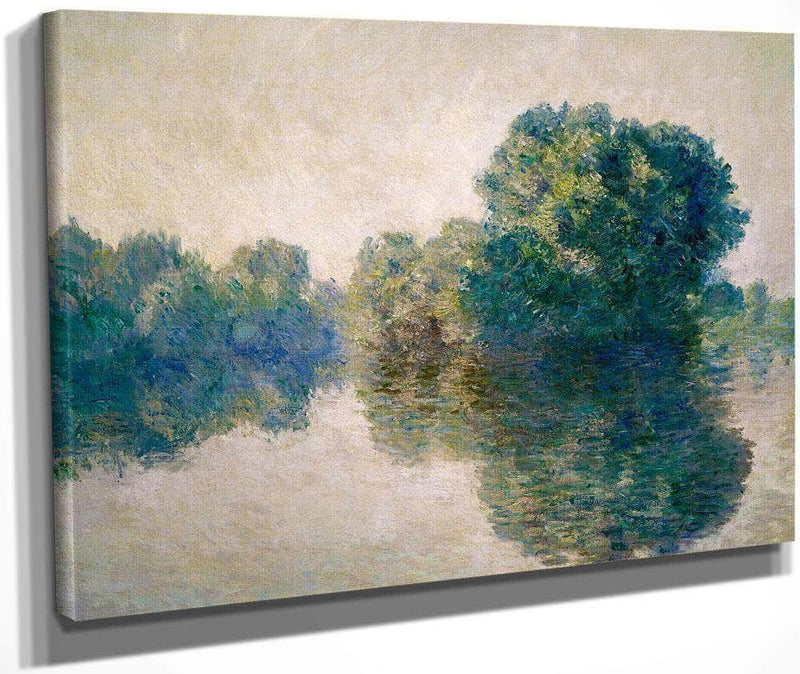 The Seine At Giverny By Monet Claude Fine Art Print