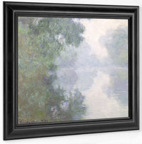 The Seine At Giverny, Morning Mists By Claude Monet Fine Art Print