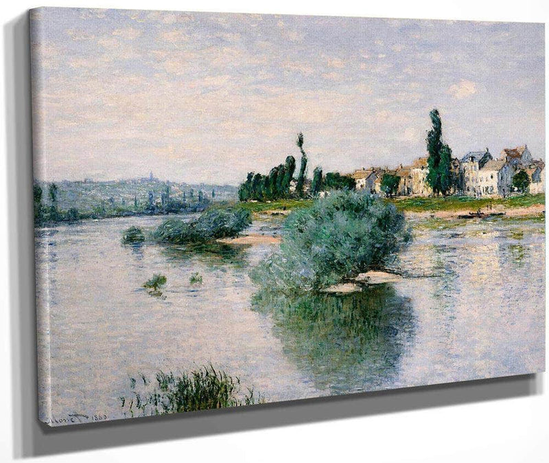 The Seine At Lavacourt By Monet Claude Fine Art Print
