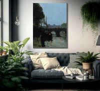 The Seine Evening By Henry Ossawa Tanner Fine Art Print