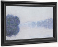 The Seine Near Vernon, As Seen In The Morning By Claude Monet Fine Art Print