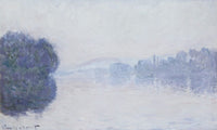 The Seine Near Vernon, As Seen In The Morning By Claude Monet Fine Art Print