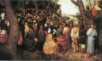 The Sermon Of St By Pieter Bruegel Fine Art Print