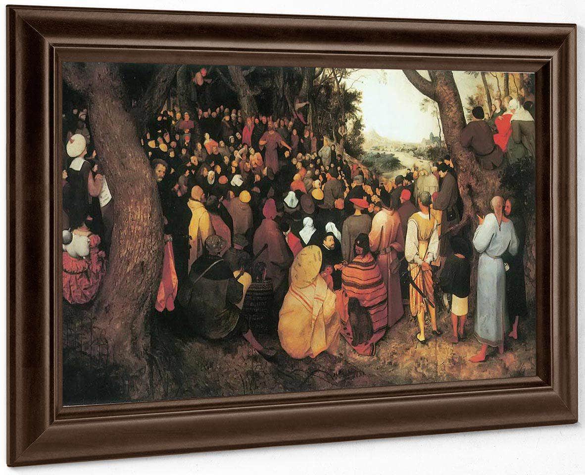 The Sermon Of St By Pieter Bruegel Fine Art Print