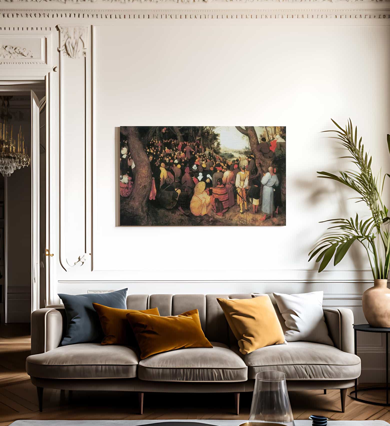 The Sermon Of St By Pieter Bruegel Fine Art Print
