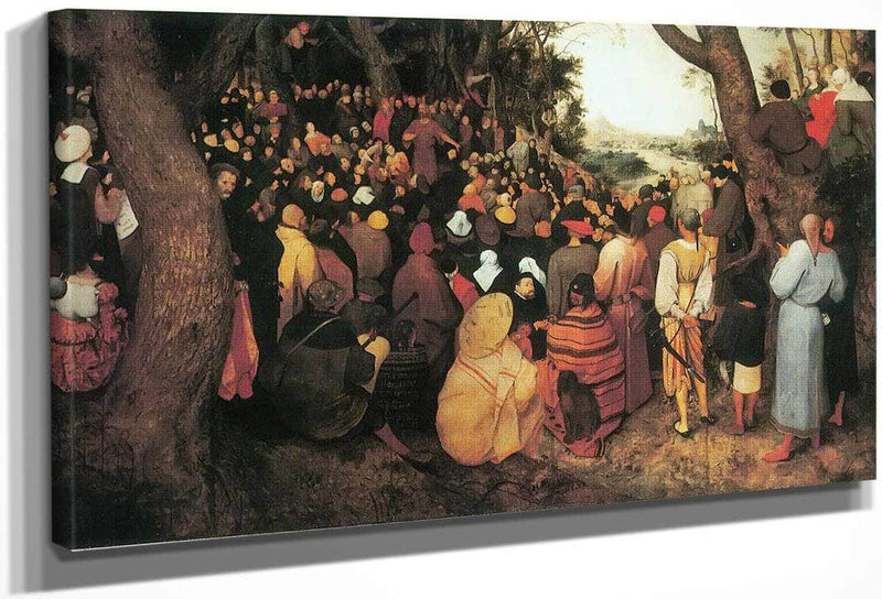 The Sermon Of St By Pieter Bruegel Fine Art Print