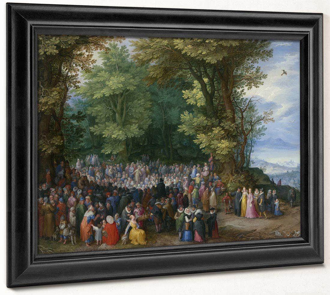 The Sermon On The Mount By Jan Brueghel The Elder Fine Art Print