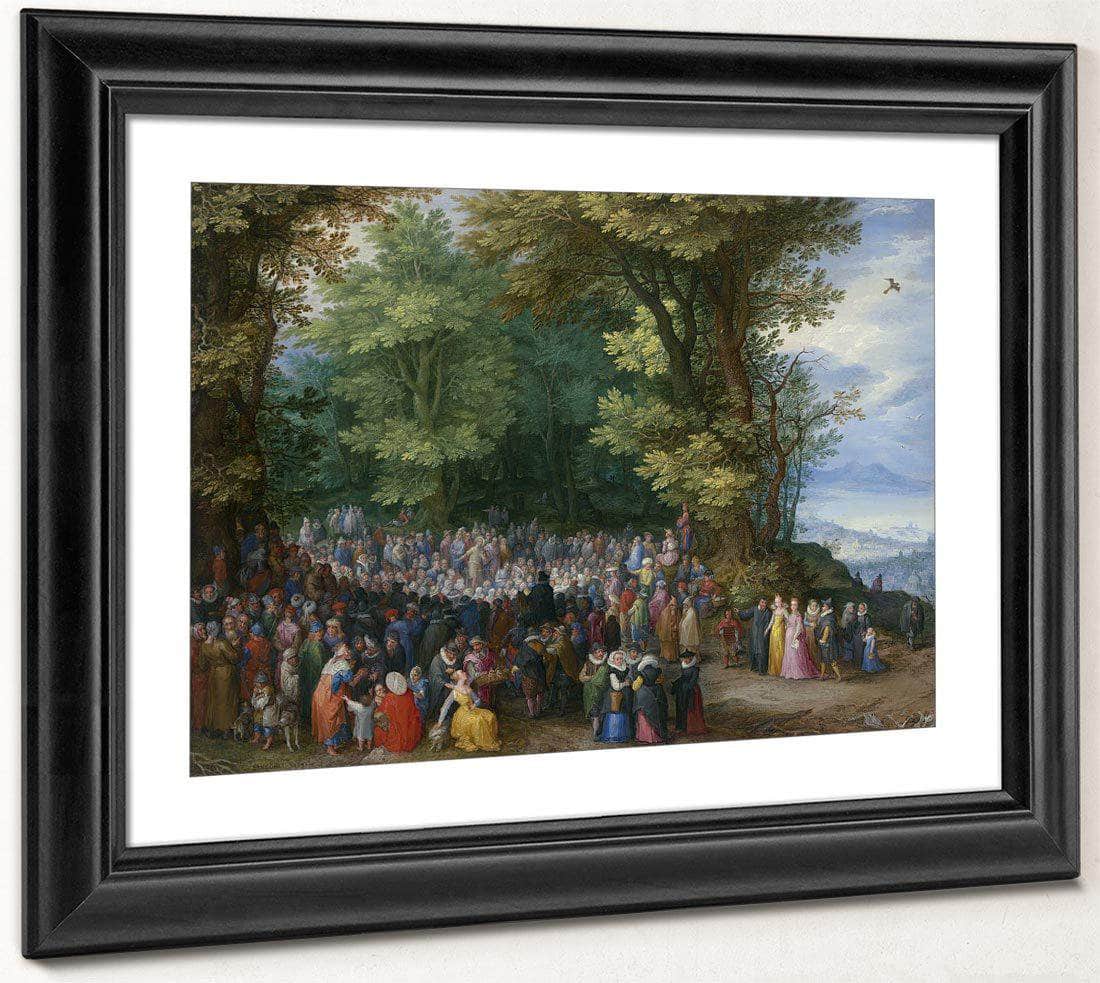 The Sermon On The Mount By Jan Brueghel The Elder Fine Art Print