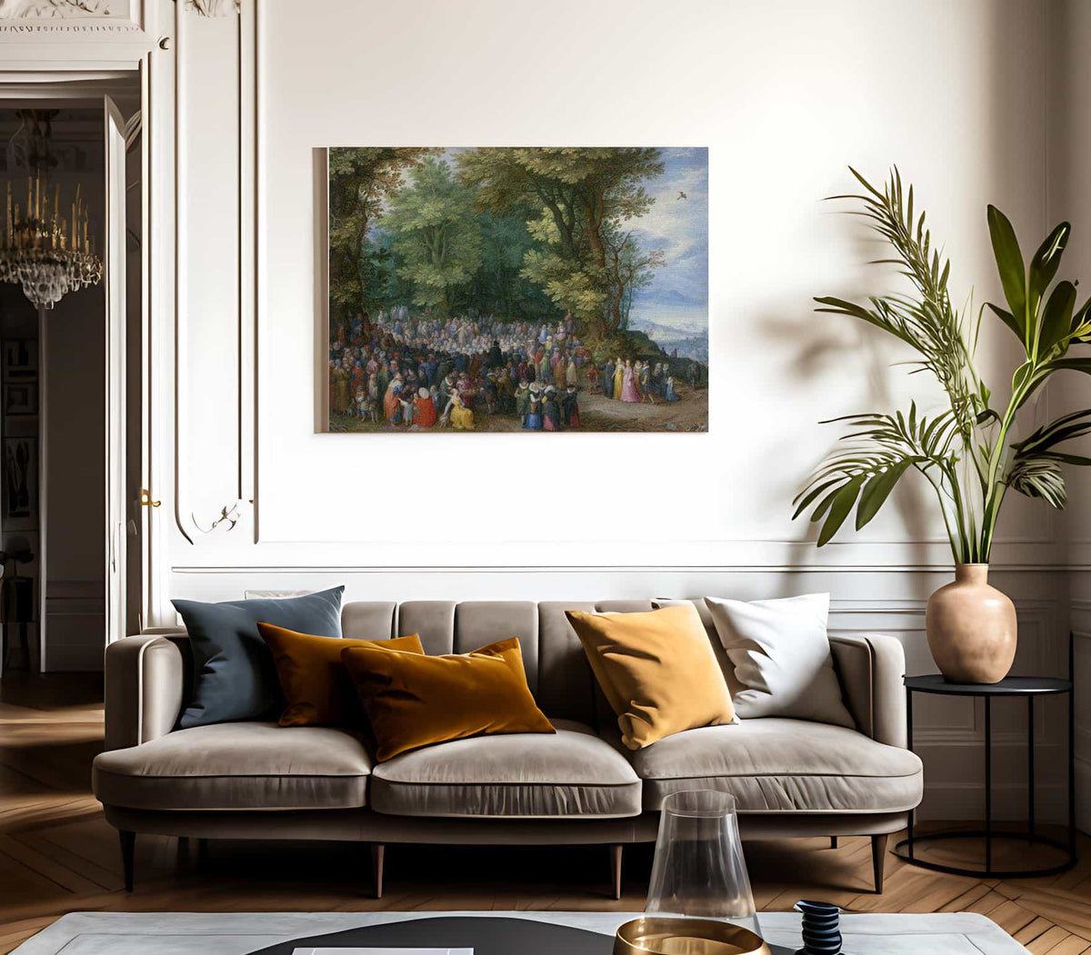 The Sermon On The Mount By Jan Brueghel The Elder Fine Art Print