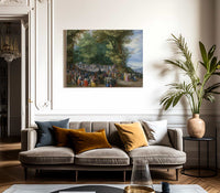 The Sermon On The Mount By Jan Brueghel The Elder Fine Art Print