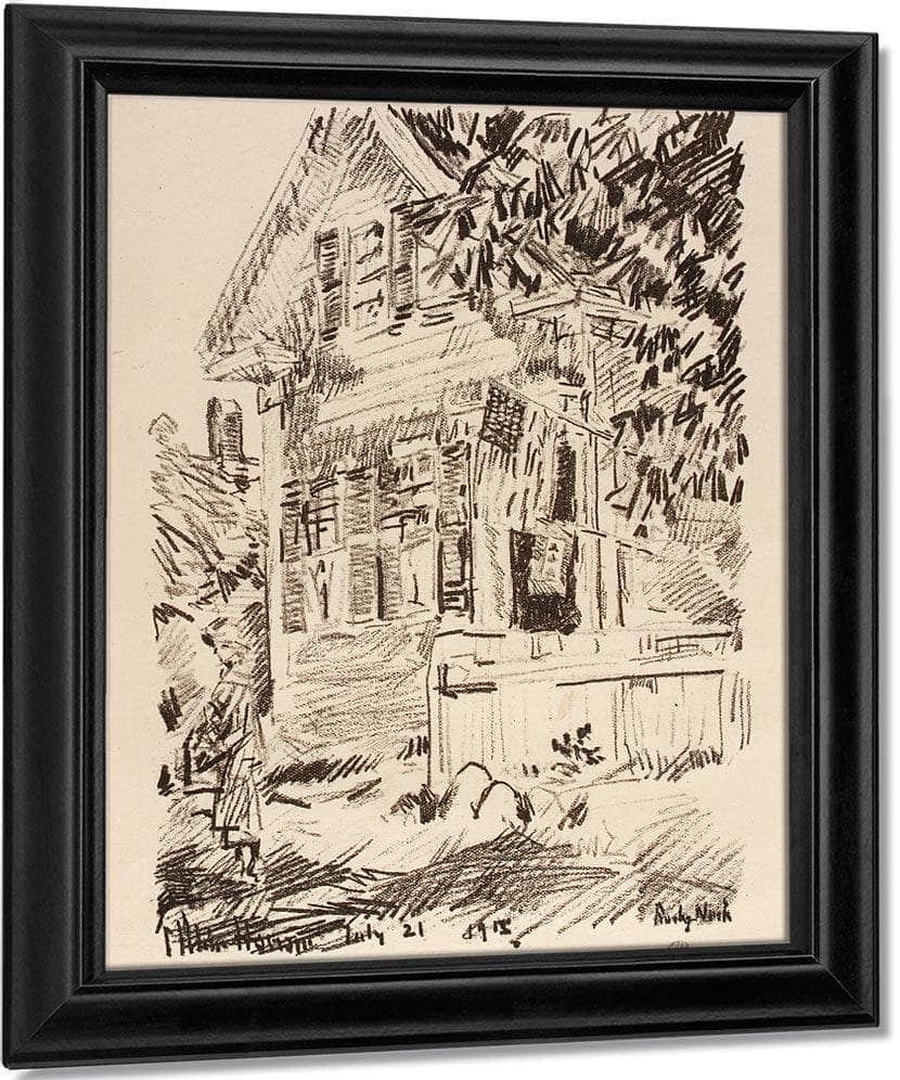 The Service Flag By Childe Hassam Fine Art Print