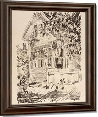 The Service Flag By Childe Hassam Fine Art Print