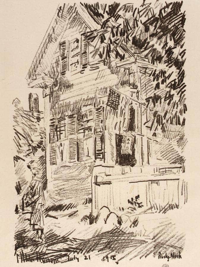 The Service Flag By Childe Hassam Fine Art Print