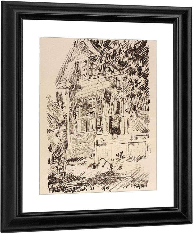 The Service Flag By Childe Hassam Fine Art Print