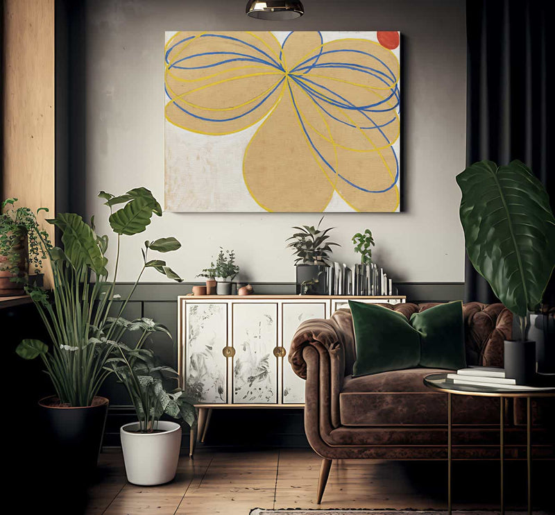 The Seven Pointed Star No 1 1908 By Hilma Af Klint Fine Art Print