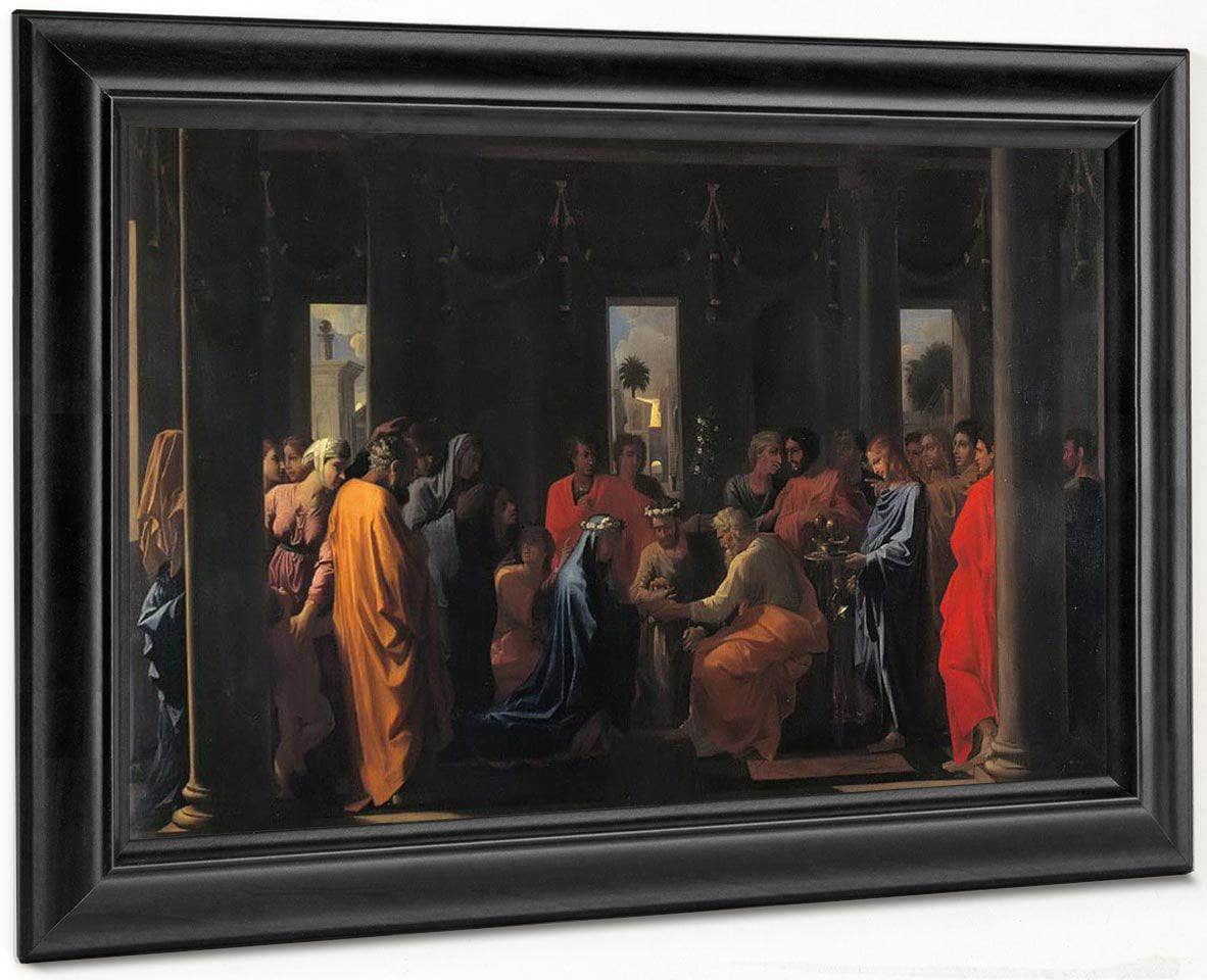 The Seven Sacraments Ii Marriage By Nicholas Poussin Fine Art Print