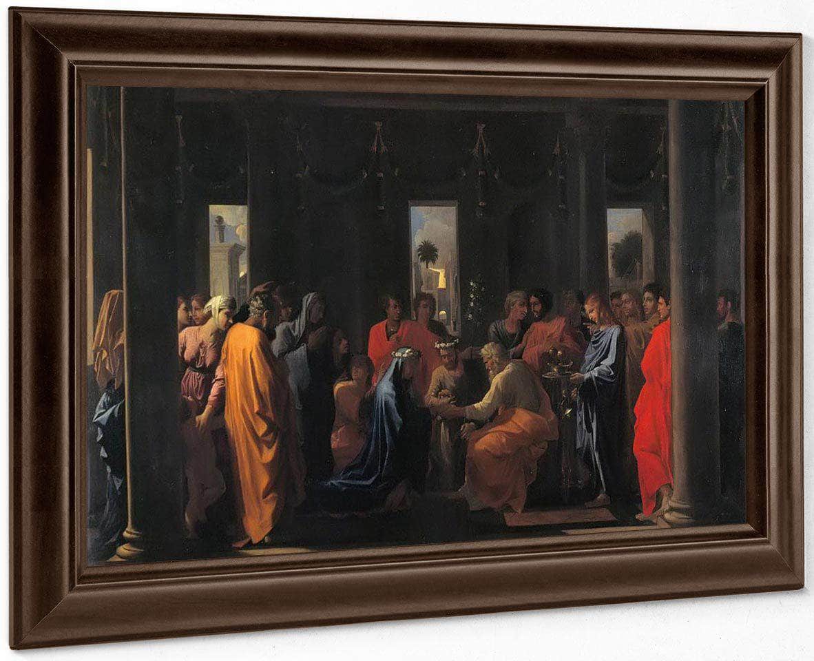 The Seven Sacraments Ii Marriage By Nicholas Poussin Fine Art Print