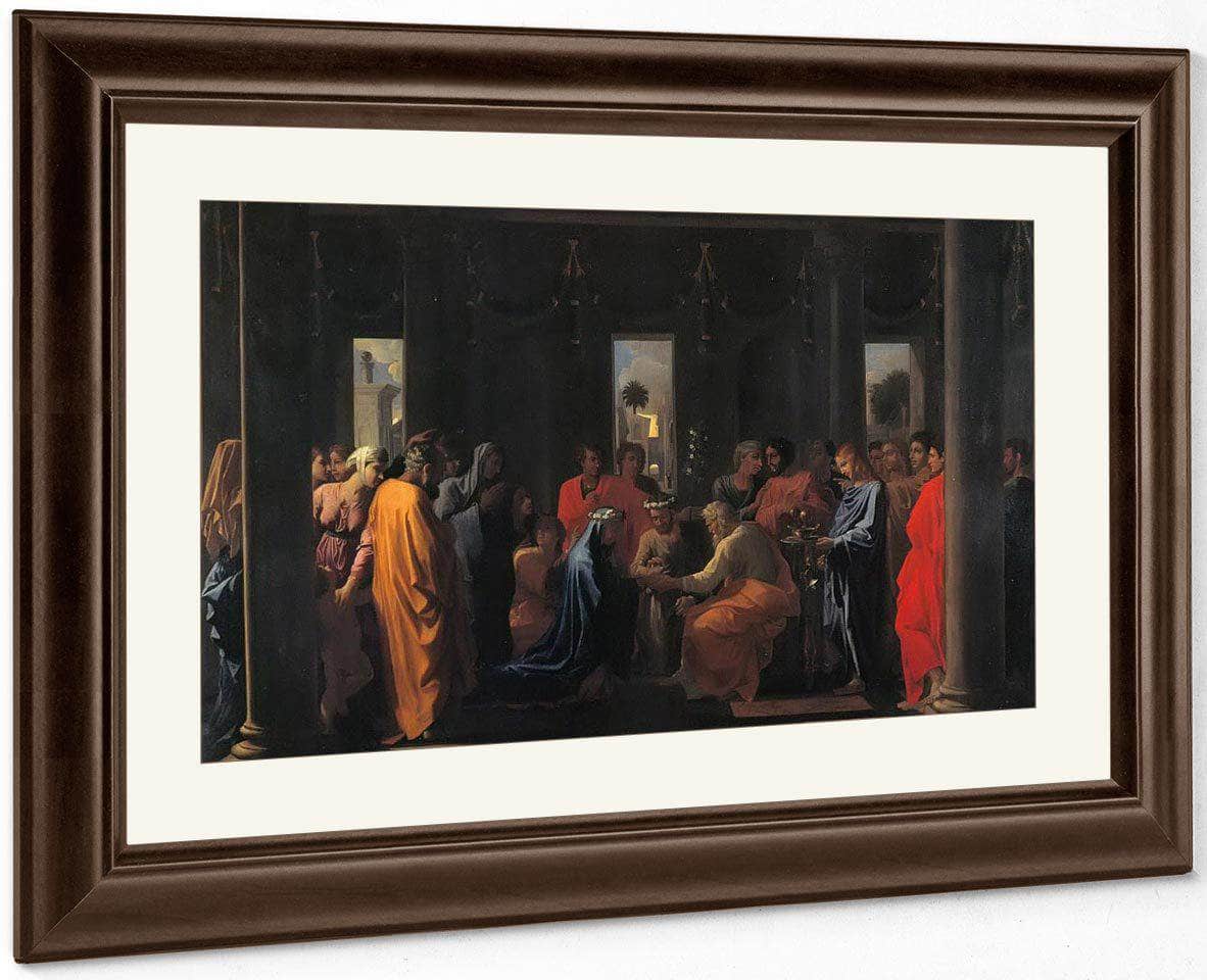 The Seven Sacraments Ii Marriage By Nicholas Poussin Fine Art Print