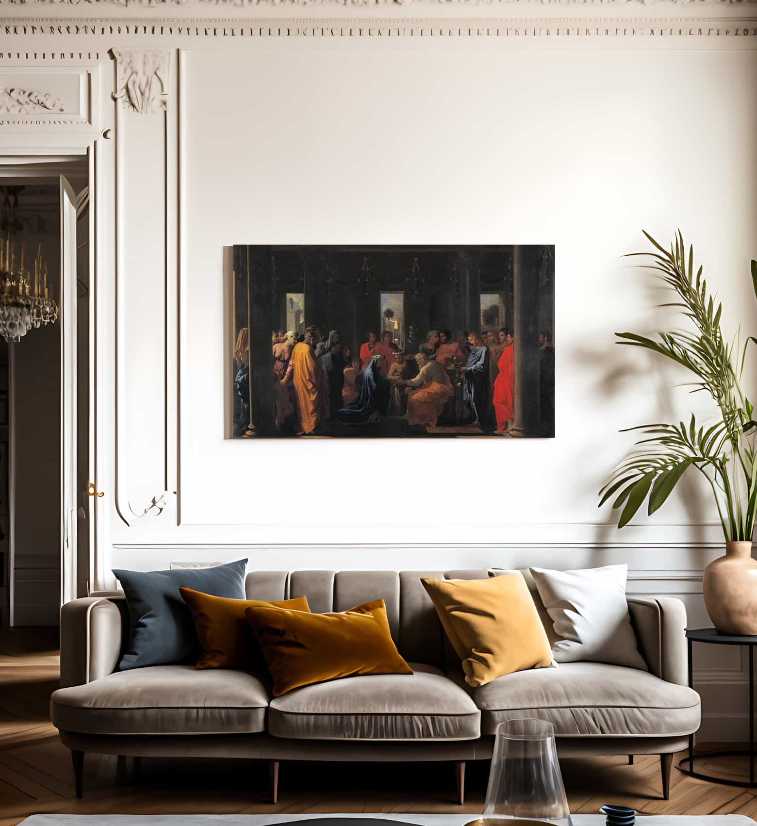 The Seven Sacraments Ii Marriage By Nicholas Poussin Fine Art Print