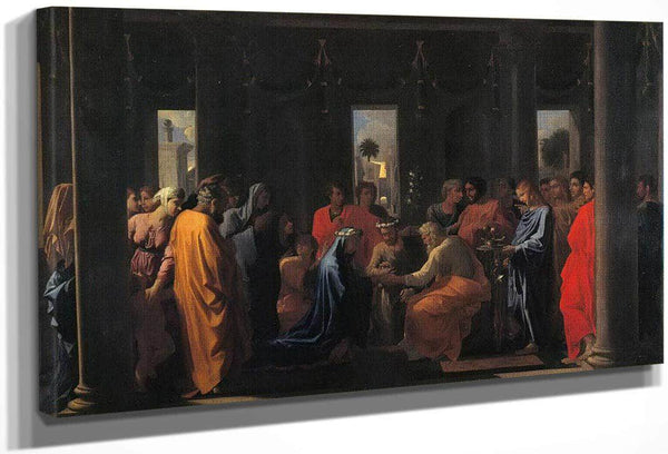 The Seven Sacraments Ii Marriage By Nicholas Poussin Fine Art Print