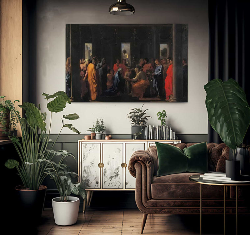 The Seven Sacraments Ii Marriage By Nicholas Poussin Fine Art Print