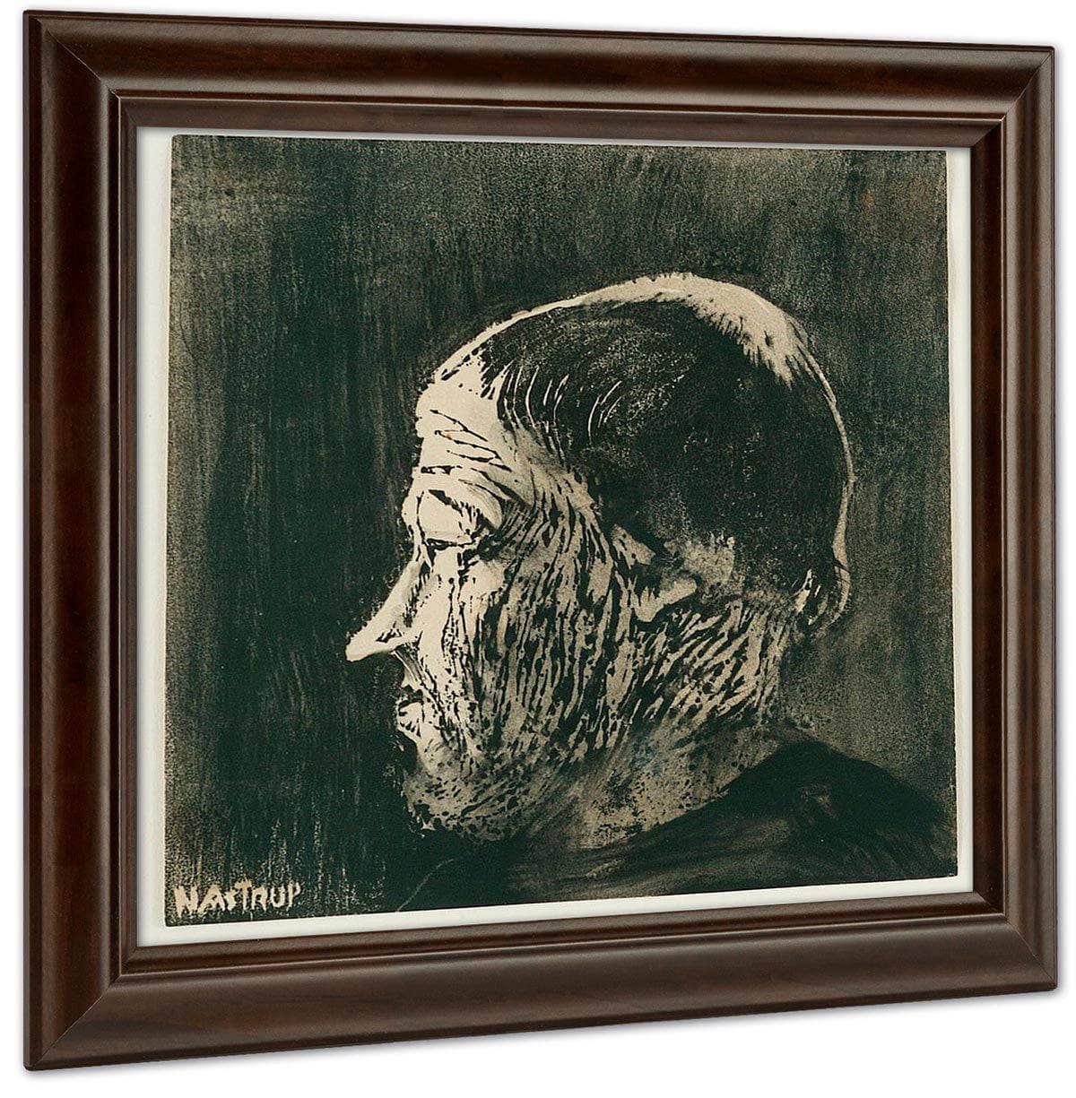 The Sexton By Nicolai Astrup Fine Art Print