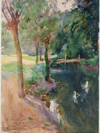 The Shadowed Stream By John Singer Sargent Fine Art Print