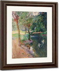 The Shadowed Stream By John Singer Sargent Fine Art Print