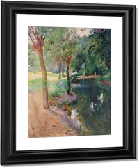 The Shadowed Stream By John Singer Sargent Fine Art Print