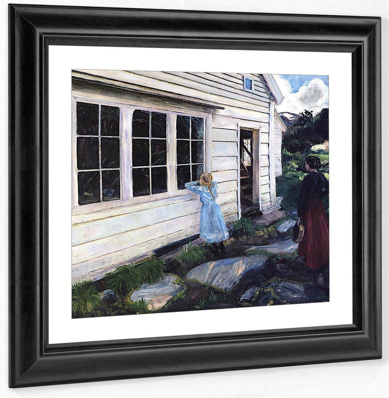 The Shady Side Of The Jølster Parsonage By Nicolai Astrup Fine Art Print