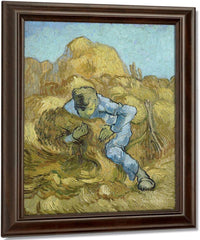 The Sheaf Binder (After Millet) By Vincent Van Gogh Fine Art Print