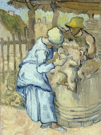 The Sheep Shearer (After Millet) By Vincent Van Gogh Fine Art Print