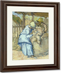 The Sheep Shearer (After Millet) By Vincent Van Gogh Fine Art Print