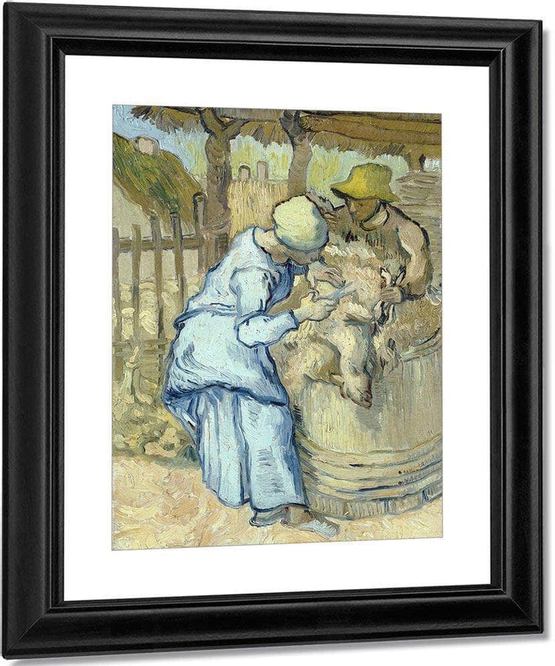 The Sheep Shearer (After Millet) By Vincent Van Gogh Fine Art Print