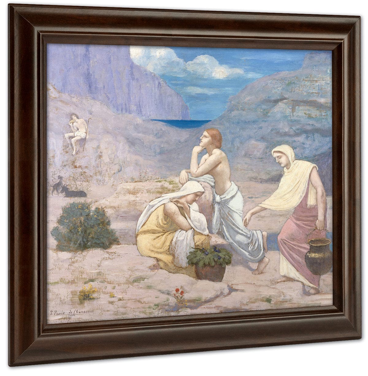 The Shepherd 1039 S Song 1891 By Pierre Puvis De Chavannes Fine Art Print