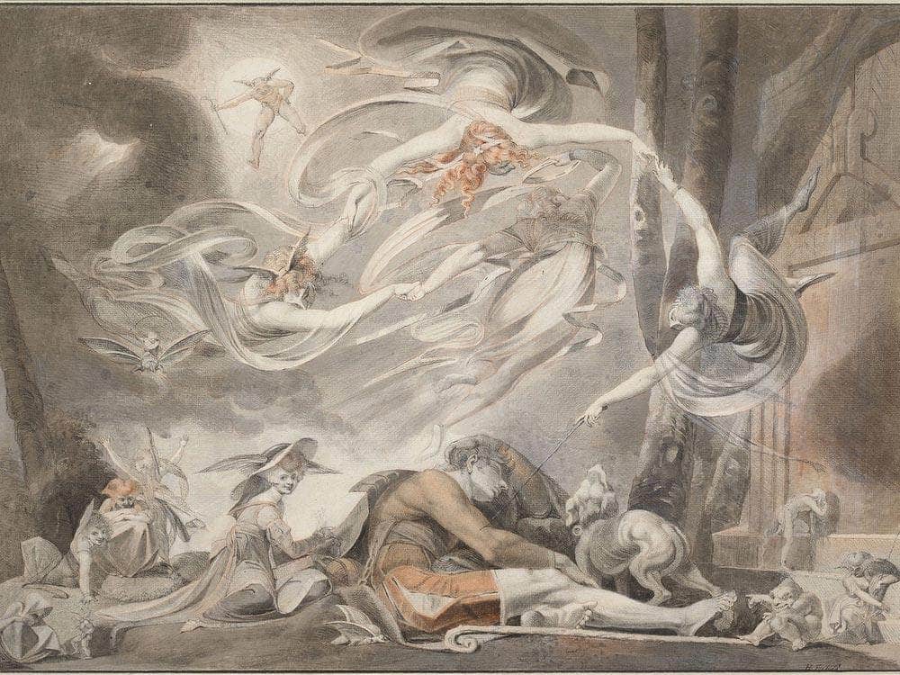 The Shepherd's Dream By Henry Fuseli Fine Art Print