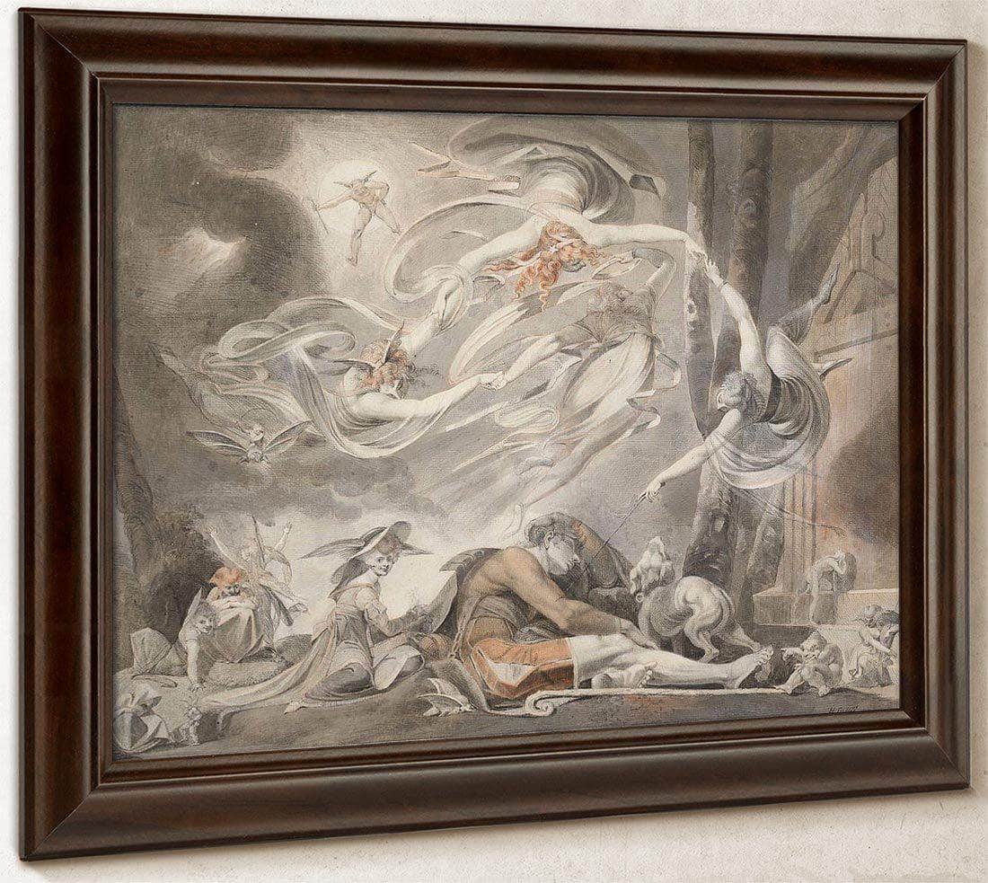 The Shepherd's Dream By Henry Fuseli Fine Art Print