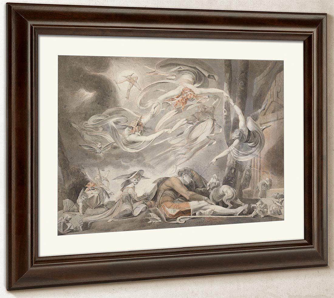 The Shepherd's Dream By Henry Fuseli Fine Art Print