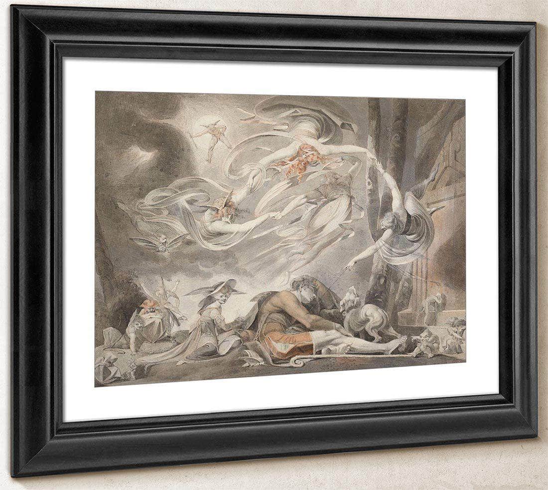 The Shepherd's Dream By Henry Fuseli Fine Art Print