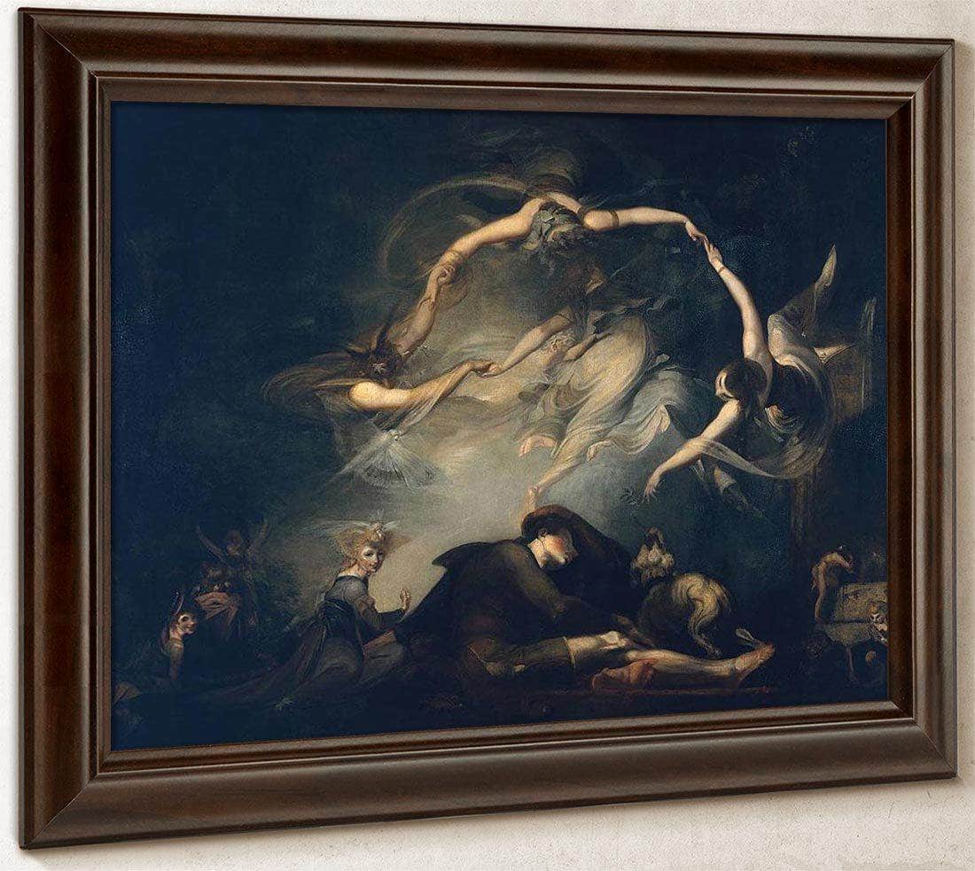 The Shepherd's Dream, From 'Paradise Print, Canvas Art, Framed