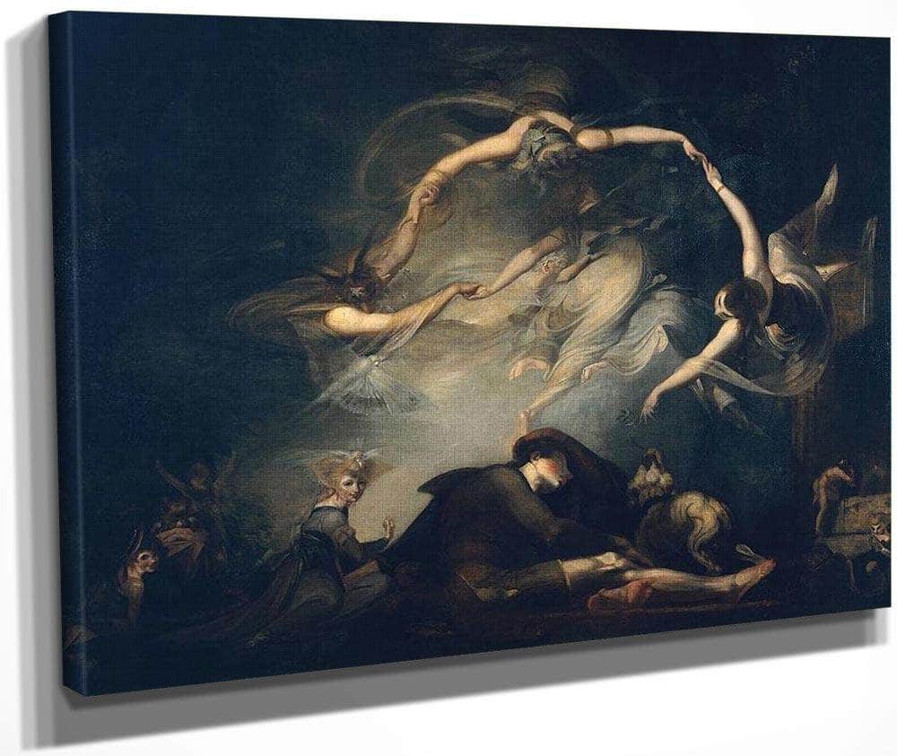 The Shepherd's Dream, From 'Paradise Lost' By Henry Fuseli Fine Art Print
