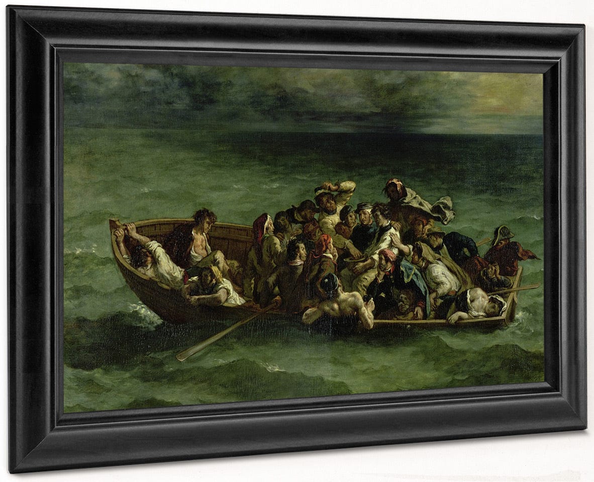 The Shipwreck Of Don Juan By Ferdinand Victor Eugene Delacroix Fine Art Print