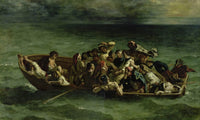 The Shipwreck Of Don Juan By Ferdinand Victor Eugene Delacroix Fine Art Print